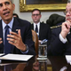 President Barack Obama and Philadelphia Police Commissioner Charles Ramsey during a meeting at the White House March 2, 2015, to receive the president’s policing task force’s interim report.
Alex Wong/Getty Images